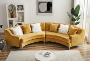 curved sofa sectional