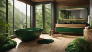 green bathroom ideas